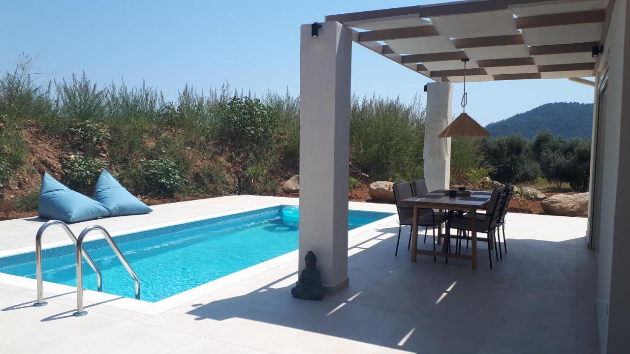 Casa O' - Moderne Villa Mit Grosser Terrasse Und Privatem Swimmingpool Skala Potamia  Extérieur photo