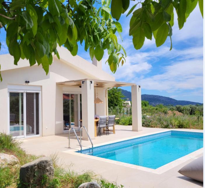 Casa O' - Moderne Villa Mit Grosser Terrasse Und Privatem Swimmingpool Skala Potamia  Extérieur photo