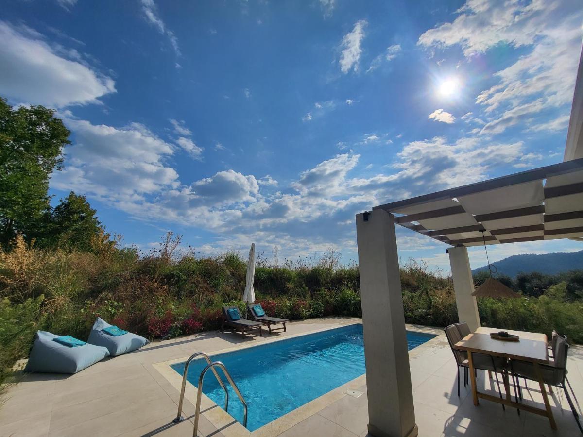 Casa O' - Moderne Villa Mit Grosser Terrasse Und Privatem Swimmingpool Skala Potamia  Extérieur photo
