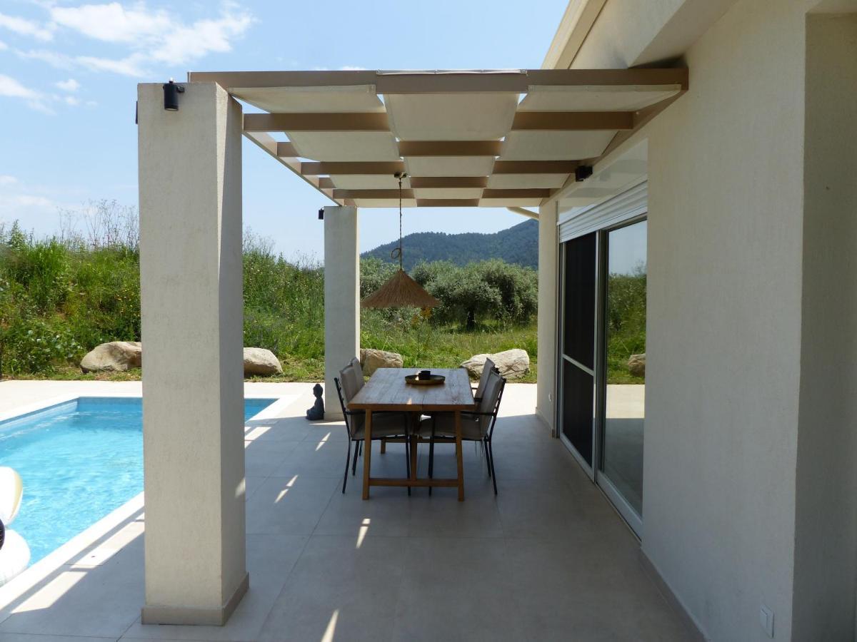 Casa O' - Moderne Villa Mit Grosser Terrasse Und Privatem Swimmingpool Skala Potamia  Extérieur photo