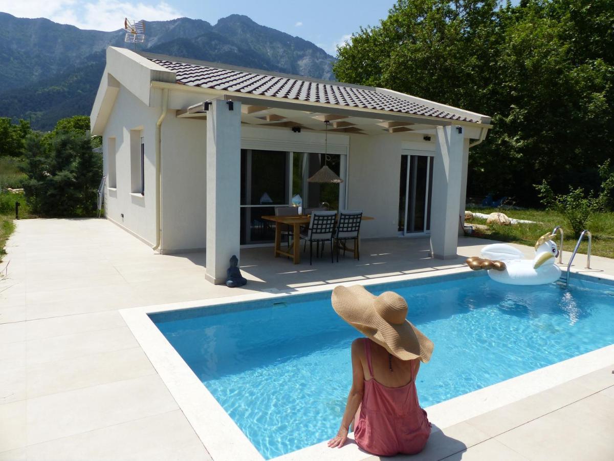 Casa O' - Moderne Villa Mit Grosser Terrasse Und Privatem Swimmingpool Skala Potamia  Extérieur photo